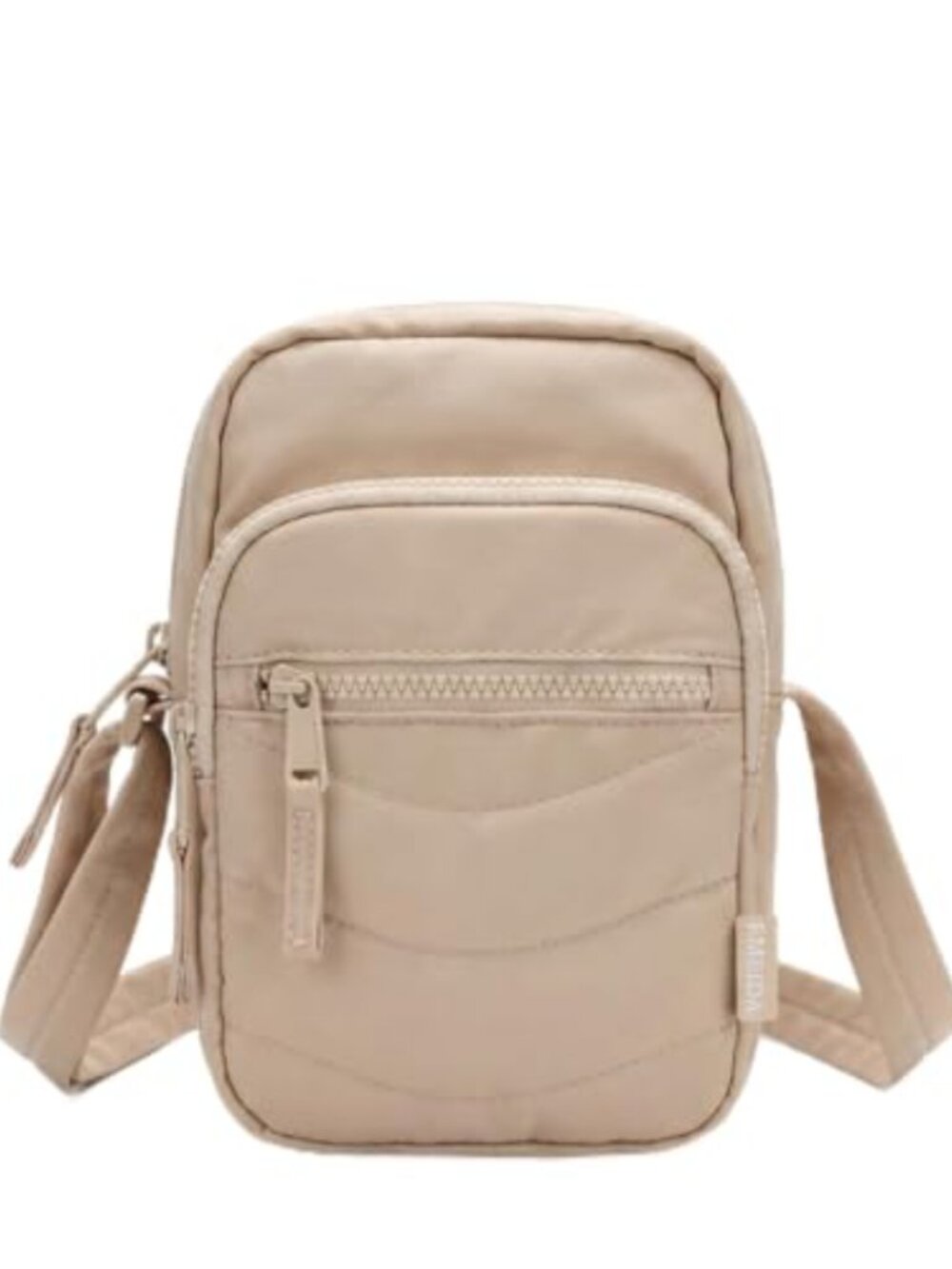 Small Crossbody Bag Quilted Nylon Phone Purse Shoulder Bag